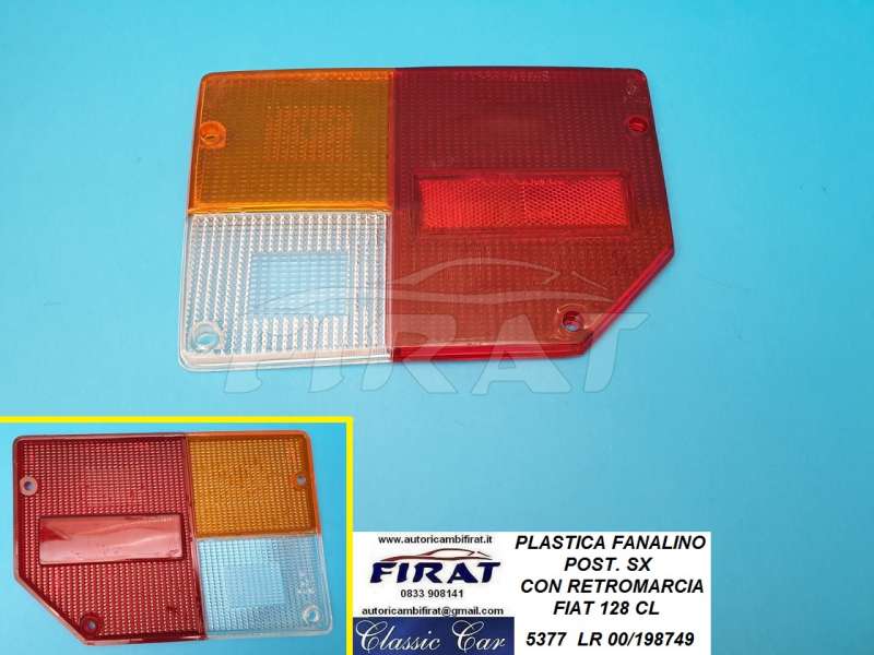 PLASTICA FANALINO FIAT 128 CL POST.SX C.R. (5377)